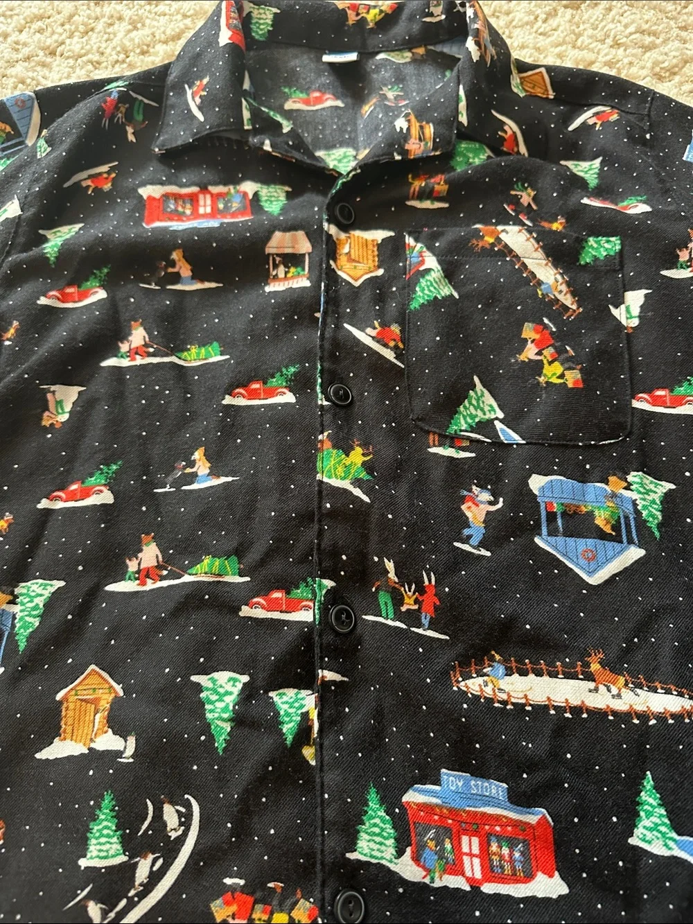 Kids pajama set Old Navy size large